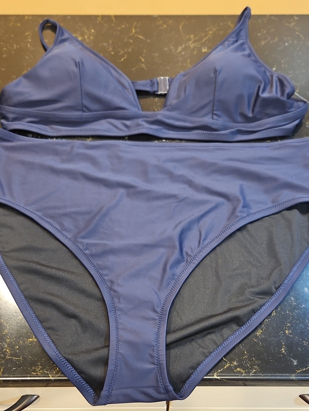 J. Crew Deep Navy Two-Piece Bikini